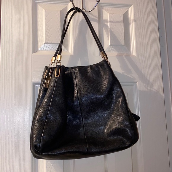 Coach Black Leather Bag